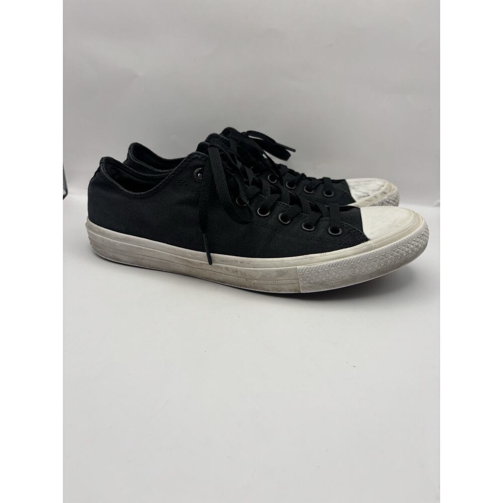 Converse Chuck Taylor All Star II Black Sneakers Men Size 10.5 Women Size 12.5
